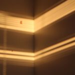 Lighting Decor - brown wooden wall with light