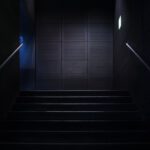 Under-stair Storage - dark staircase