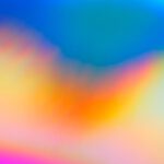 Color Psychology - a blurry image of a rainbow colored background