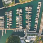 Luxurious Look - aerial photo of docked boats during daytime